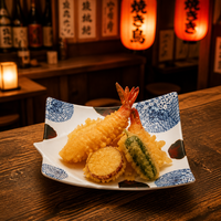Onbreekbare, vaatwasmachinebestendige, Japanse stijl A5 restaurant serveerschalen, vierkante sushi melamine borden