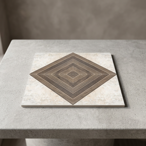 Carreaux de sol en porcelaine antidérapants personnalisés avec logo moderne, 5 mm, 300x300 mm, finition mate pour salles de bain, centres commerciaux et halls - Product Image 2