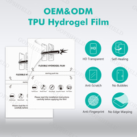 Lámina de Hidrogel TPU de 120x180mm Personalizada de Fábrica para Máquina de Corte por Plotter, Material Protector de Pantalla Transparente HD Autoregenerable