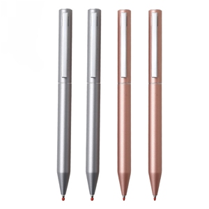 Bolígrafo de Gel Metálico en Forma de Espiral, Color Plateado y Oro Rosa, Escritura Suave, para Negocios, Oficina, Estudiantes, Regalo Promocional, Papelería - Product Image 1