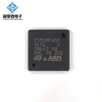 JQW STM32F407VET6 LQFP-100 Cortex-M4 512 Ko Flash 168 MHz DSP FPU pour le contrôle moteur Prix réel
