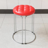 Tabouret empilable moderne pour restaurant, maison, traiteur, avec coussin épais et souple, base métallique robuste