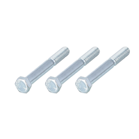 Manufactured Metal Carbon Steel Zinc Plated Threaded Hexagon Head Screws Bolt for Furniture Repair