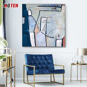 Original Handmade Painting Modern Minimalistic Abstraction Decorative Painting High-end Custom Oil Painting