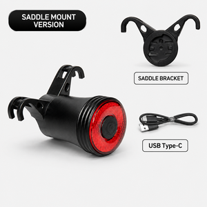 Feux arrière à détection de freinage, feux de vélo d'extérieur, feux LED pour vélo de route, arrêt automatique après 40 secondes, démarrage automatique par vibration - Product Image 5