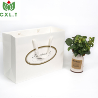 Sacs cadeaux en papier imprimés sur mesure, sacs shopping en papier recyclables de luxe pour l'emballage de cadeaux d'anniversaire