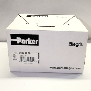 Gloednieuwe & PLC-verpakking van 10 stuks 3609 60 18 Bocht 3/8" BUIS X 3/8" NPTM Vernikkeld Industrieel Automatiseringsproduct * Beste Prijs - Product Image 1