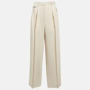 23 Spring New American minimalist style ceiling front double pleated hanging loose suit pants