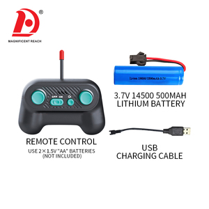 HUADA - Autobús Escolar a Control Remoto 2.4G, Camión Todoterreno RC con Función de Pulverización, Ruedas Grandes, Juguete de Auto RC para Niños - Product Image 2