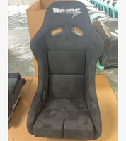 Kursi Bucket Recaro Kustom Pabrik, Kursi Sim Racing Original, Kursi Recaro Carbon Suede