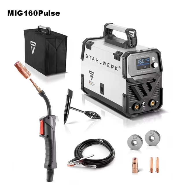 EU Stock Portable Laser Welders MIG ARC STICK MMA Welding Machine for Stahl Werk MIG160Pulse