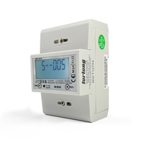 Medidor de Energía Monofásico de Riel DIN con Protocolo Modbus M-BUS DRT-341C de 2 Módulos