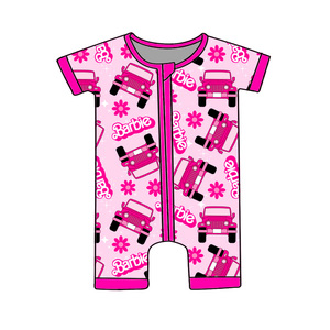 2026 OEM 夏季竹纤维睡衣幼儿儿童连体衣短袖薄款连体衣新生儿婴儿睡衣 - Product Image 3