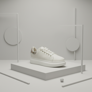 <span class=keywords><strong>Scarpe</strong></span> Casual da <span class=keywords><strong>Donna</strong></span> <span class=keywords><strong>Bianche</strong></span> con Rialzo, Antiscivolo, Traspiranti e Flessibili - Product Image 1