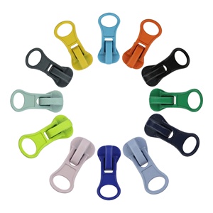 3 #<span class=keywords><strong>5</strong></span> # chất lượng cao nhựa trượt mạ màu ngón tay cái TrượT Dây kéo kéo đầu biểu tượng tùy chỉnh có sẵn - Product Image 2