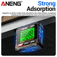 ANENG RN03 Inclinomètre numérique laser rechargeable USB-C, mesureur d'angle, niveau, rapporteur, précision 0,3