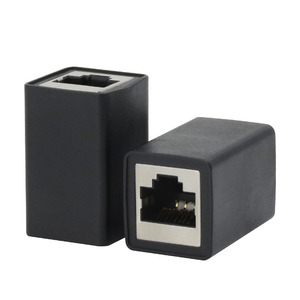 Adaptateur LAN UTP Cat5e/6, connecteur Keystone Jack 8P8C, prolongateur de câble Ethernet, <span class=keywords><strong>coupleur</strong></span> en ligne <span class=keywords><strong>RJ45</strong></span> femelle-femelle, emballage PVC <span class=keywords><strong>RJ11</strong></span> - Product Image 1