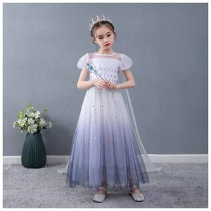 Fashion <strong>Frozen</strong> 2 <strong>Elsa</strong> Costume Long <strong>Dress</strong> Snow Queen Cosplay Costume <strong>Elsa</strong> <strong>Dress</strong> With Cape - Product Image 2