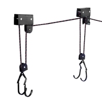 Support de rangement de plafond pour kayak et canoë, élévateur de vélo suspendu pour le stockage de vélos et de bicyclettes
