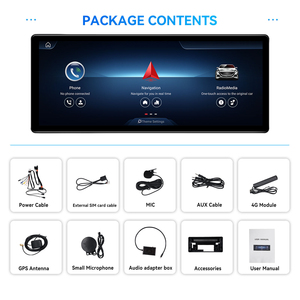 Podofo 10.25'' Car Radio Android/NTG5.0 Dual <b>System</b> <b>Wireless</b> Carplay Android Auto 8 Core 6+128G for Benz W205/GLC 2016-2018 - Product Image 6