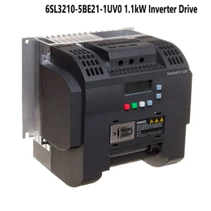 อินเวอร์เตอร์ 6SL3210-5BE21-1UV0 1.1 กิโลวัตต์ 380-480 โวลต์ 3 เฟส ไม่มีฟิลเตอร์ EMC RS485 USS Modbus RTU IP20 - Product Image 1