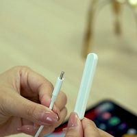 Cable de carga magnético para Apple Pencil Pro, adaptador de corriente portátil con base segura para preservar la batería del iPad (Pro)