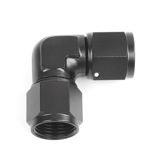 Adaptateur de tuyau d'huile en alliage d'aluminium AN4 AN6 AN8 AN10 AN12 45 degrés 90 degrés pour la rénovation du système de refroidissement automobile - Product Image 5