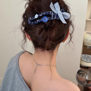 Nouvelle pince à cheveux coréenne 2026, pince à cheveux arrière pour femme, pince bec de canard grande taille, style haut de gamme - Product Image 3