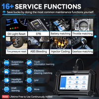 Escáner OBD2 XTOOL D5S, Lector de Códigos de Error de Automóviles, Herramienta de Diagnóstico Automotriz para ABS, EPB, SRS, Motor y TCM, 16 Funciones de Reinicio, Actualización Gratuita de por Vida para FCA