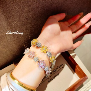 Pulsera de Plata 925 para Mujer, Pulsera Tenis con Moissanita, Joyería Elegante al por Mayor, Proveedor Listo para Enviar - Product Image 1