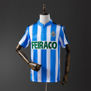 Personalización de alta calidad, camiseta retro estilo clásico Deportivo <span class=keywords><strong>La</strong></span> <span class=keywords><strong>Ciudad</strong></span> 95/96/97 <span class=keywords><strong>La</strong></span> Coruña - Product Image 5