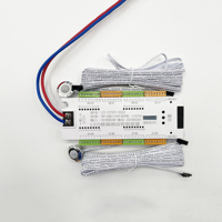 Contrôleur d'éclairage d'escalier LED à détection de mouvement automatique à 2 capteurs, charge maximale 400W, profilé en aluminium, bande lumineuse intelligente manuelle pour marches