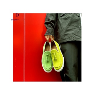 Nouvelles Arrivées Dreamy Stark : Mocassins Plats pour Hommes, Style Bateau, Décontractés et Tendance, en Daim à Enfiler, Chaussures Habillées pour Hommes - Product Image 1