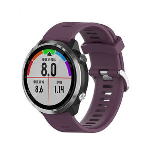 Bracelets de montre en silicone de remplacement de 20 mm pour montre intelligente <span class=keywords><strong>Garmin</strong></span> Forerunner <span class=keywords><strong>645</strong></span> - Product Image 3