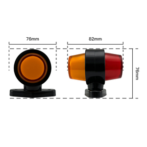 Đôi bên đánh dấu Trailer đèn <span class=keywords><strong>LED</strong></span> cho xe tải xe 12V 24V hổ phách <span class=keywords><strong>LED</strong></span> bên đánh dấu đèn chỉ số đèn - Product Image 6