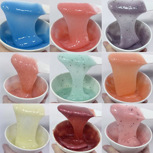 Masque facial en poudre à base d'extraits de plantes naturelles biologiques, Centella Asiatica, acide hyaluronique, vitamine C, alginate, réparation après-soleil - Product Image 2