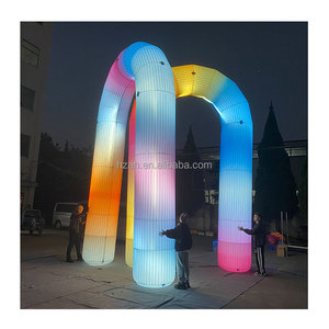 <span class=keywords><strong>Arche</strong></span> <span class=keywords><strong>d</strong></span>'entrée gonflable lumineuse pour événements estivaux, utilisable en intérieur et en extérieur - Product Image 6