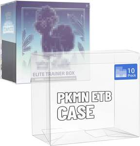 New Style Acrylic TCG <b>Card</b> Display Case Customizable Logo Dustproof Clear Booster Box <b>Protector</b> for Display - Product Image 1