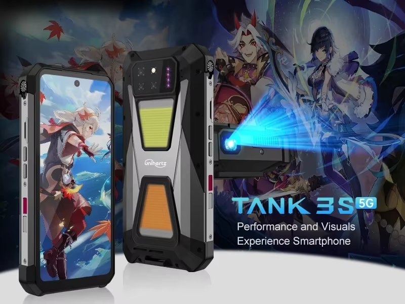 8849タンク3Sユニヘルツ頑丈なスマートフォン (プロジェクター