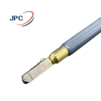 Cortador de Vidrio Industrial Jin Pengcheng Diamond TC-17, Cortador de Rodillo Lleno de Aceite, Cuchilla de Carburo, Longitud de 175 mm, Grosor de 12 mm