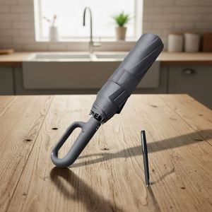 Parapluie d'extérieur personnalisable à 10 baleines, double armature, long, pliable en trois, avec boucle annulaire, haute performance, ouverture automatique améliorée, idéal comme cadeau d'affaires - Product Image 4