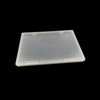 Organizador de archivos transparente, carpeta de papel A4, caja de llenado de plástico, suministros escolares