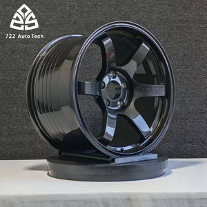 ล้อฟอร์จ 722auto <span class=keywords><strong>TE37</strong></span> สไตล์ 6 ก้าน <span class=keywords><strong>ขอบ</strong></span>ลึกเว้า 4x100 5x100 5x112 5x114.3 5x120 สำหรับล้อแม็กซ์ JDM สำหรับรถแข่ง - Product Image 4