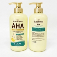 Private Label 500ml AHA Fruit Acid Bodylotion Verlichtende Hydraterende Vitamine C Whitening Bodycrème voor Donkere Huid