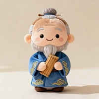 Personnage Laozi personnalisé poupée en peluche philosophe antique peluche symbole de sagesse et de culture taoïste