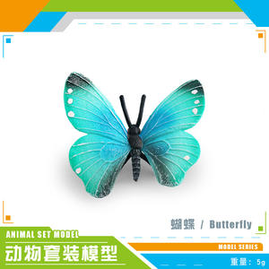 लेवु जंगली कीटों, पक्षियों, जानवरों के मॉडल, तितलियों, क्रेस्टेड ग्रीब, फोनिक्स-चिकन पैराकेट्स का अनुकरण करता है। - Product Image 6