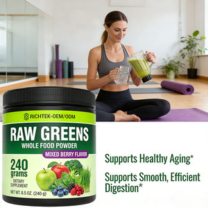 Poudre super verte de qualité supérieure Marque privée Super <span class=keywords><strong>Food</strong></span> Smoothie Bio Poudre super alimentaire verte - Product Image 4