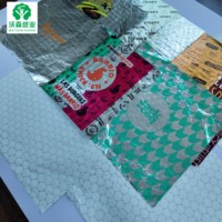Meilleures ventes du marché, vente directe d'usine, papier d'emballage en aluminium pour hamburgers, résistant à l'huile, impression personnalisée, qualité alimentaire, température douce