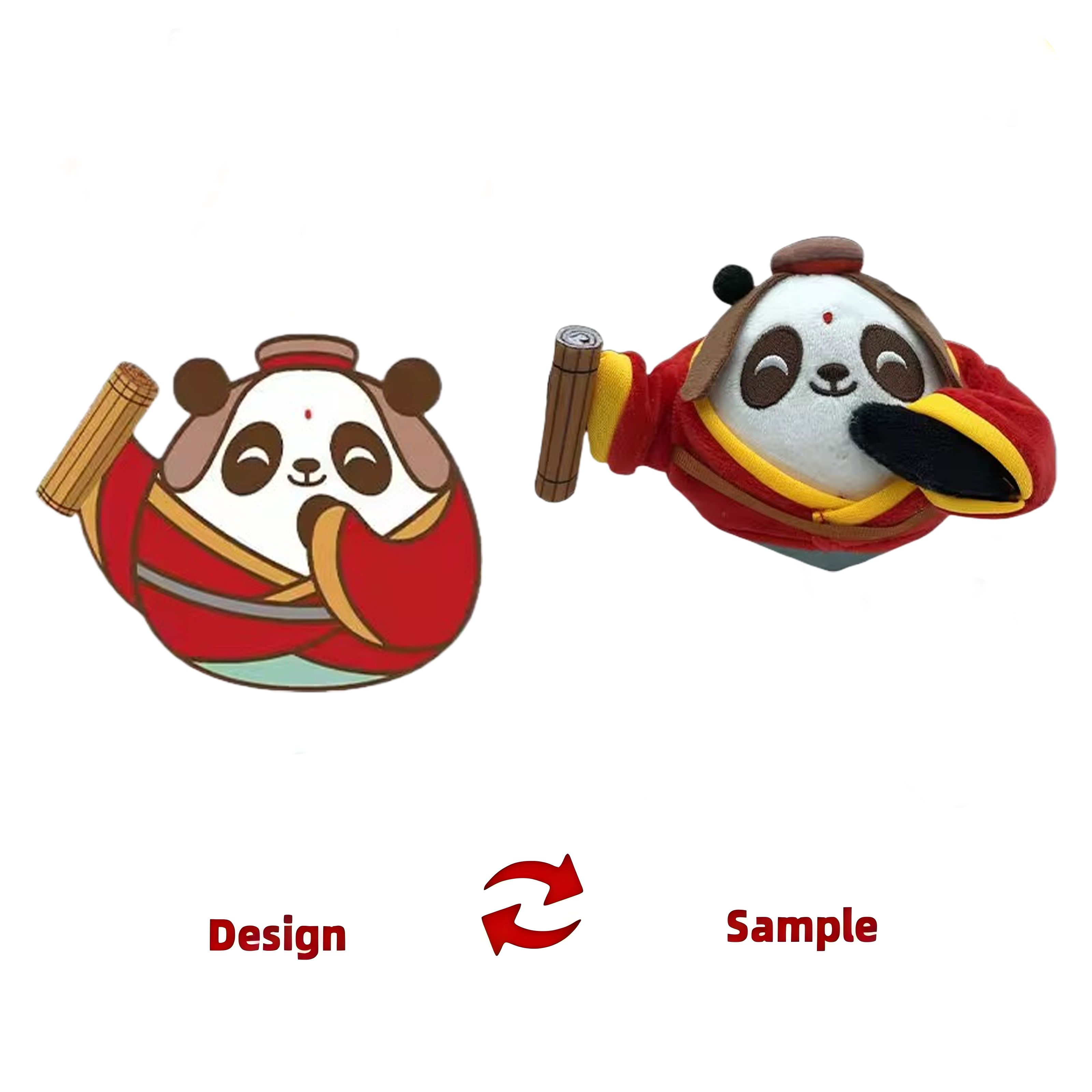 Vache en peluche personnalisée