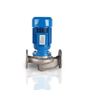 Bomba inline de 1.5hp, alta pressão, multiestágio, bomba de água vertical impulsionadora para fonte de água industrial e de água